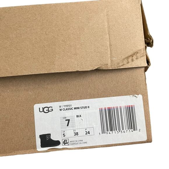 UGG Womens Classic Mini Studs ll Boots 1119101 Size 8 - Picture 11 of 12